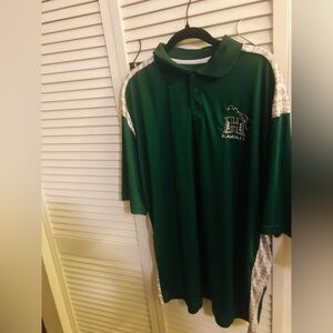 University of Hawaii Dry Tech Embroidered Hawaii Green Polo Shirt Men's Size 2XL